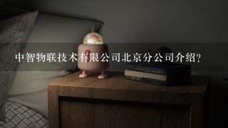 中智物联技术有限公司北京分公司介绍？