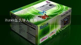 itunes怎么导入歌曲