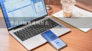 一个公司融资说明什么