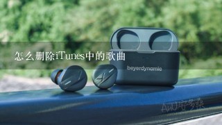 怎么删除iTunes中的歌曲