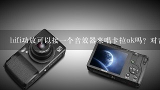 hifi功放可以接一个音效器来唱卡拉ok吗？对音箱有什么要求，必须要用卡拉ok音箱吗？原来的HiFi音箱能不能