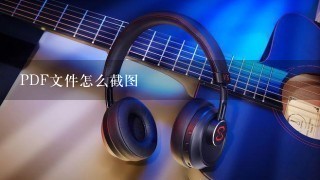 PDF文件怎么截图