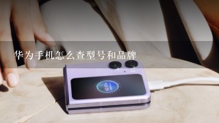 华为手机怎么查型号和品牌