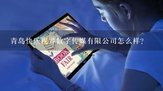 青岛快乐视界数字传媒有限公司怎么样？