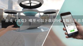 游戏《饥荒》哪里可以下载iOS中文版？注意是中文的？