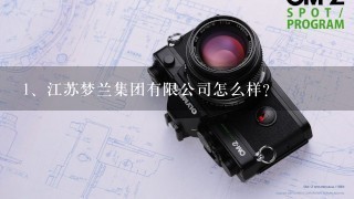 江苏梦兰集团有限公司怎么样？