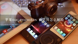 苹果mac procookies 被禁用怎么解除